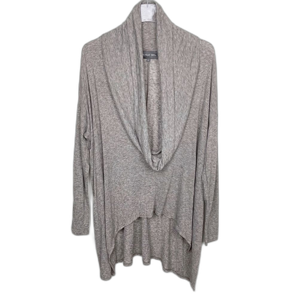 Draped Cowl Neck Top by Michael Stars Wool Rayon Blend Women's Small